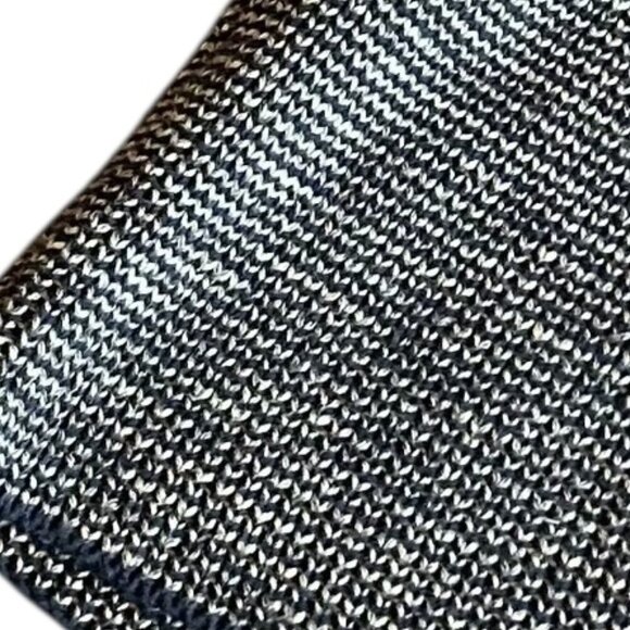 COS Navy White Pullover Sweater 100% Cotton Crew Neck Stretch Size Small Women's - Picture 9 of 11